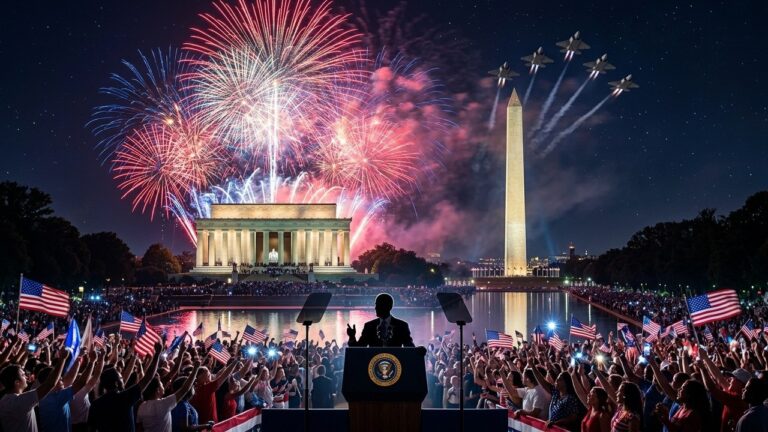 Donald Trump Annonce Meeting Spectaculaire Pour Le 4 Juillet