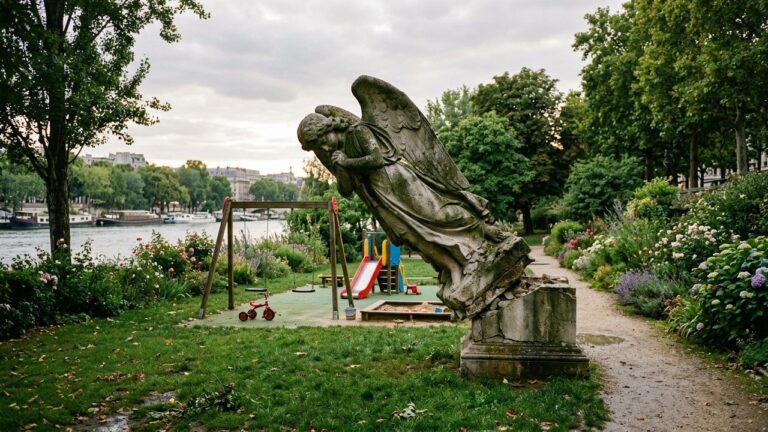 Drame à Fontaine-le-Port : Fillette de 5 Ans Tuée par Chute de Statue