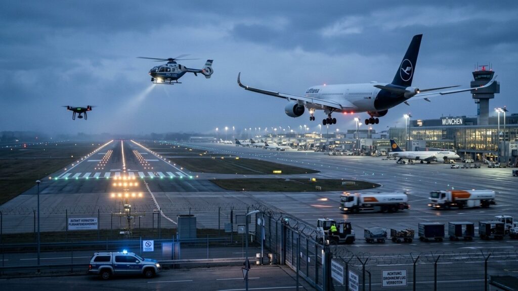 Drone à Munich : Le Trafic Aérien Brutalement Interrompu