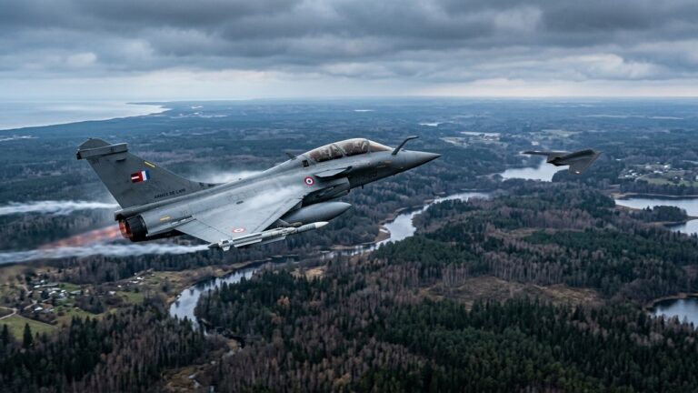Drone Russe Abattu par Rafale Français en Lettonie : Tension en Mer Baltique