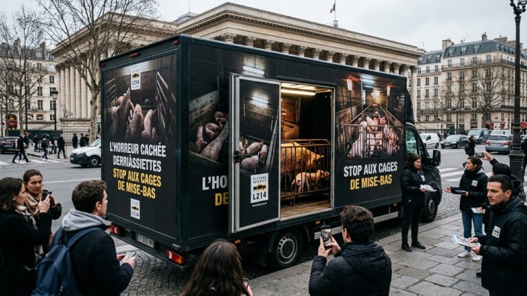 Élevage Porcin Intensif : L214 Dévoile la Réalité à Paris