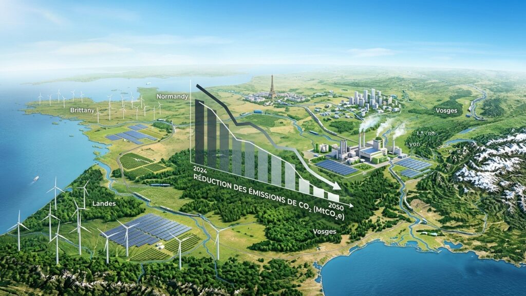 Émissions de CO2 en France : Baisse Plus Forte Que Prévu en 2024-2025