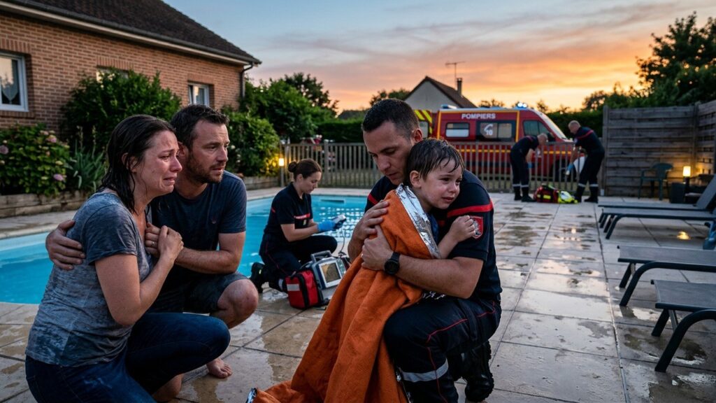 Enfant de 5 Ans Sauvé de la Noyade dans une Piscine à Goussainville