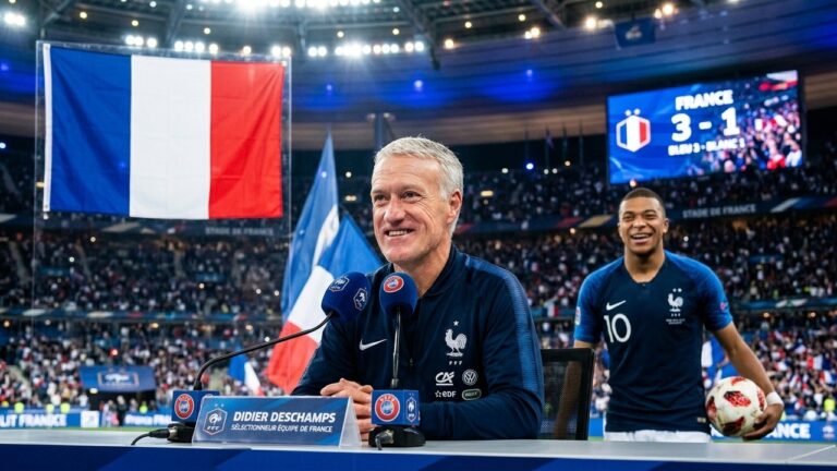 Equipe de France : Deschamps Rassure sur Mbappé Après Victoire 3-1