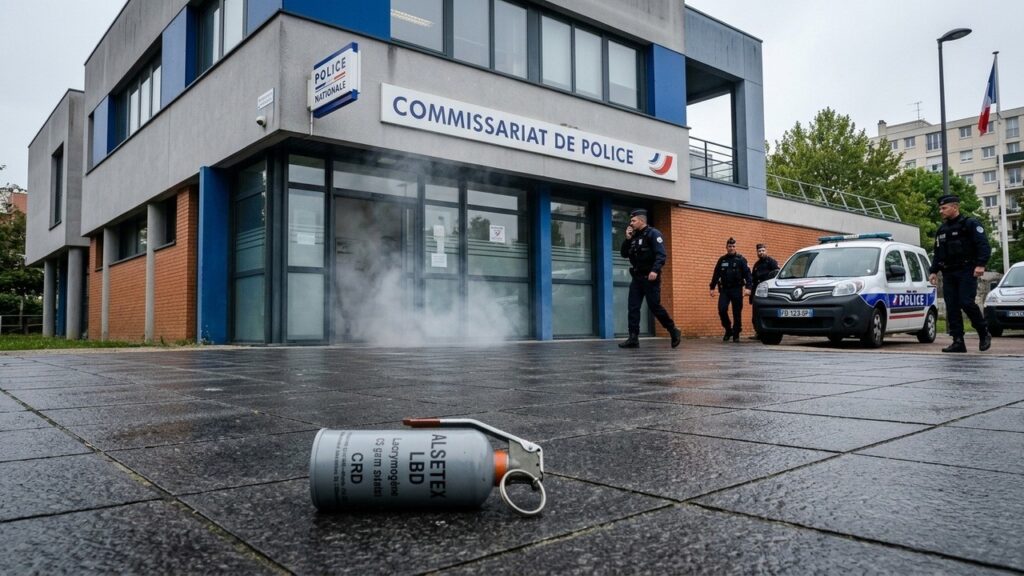Essonne : Grenade Lacrymogène Explose dans un Commissariat d&rsquo;Évry