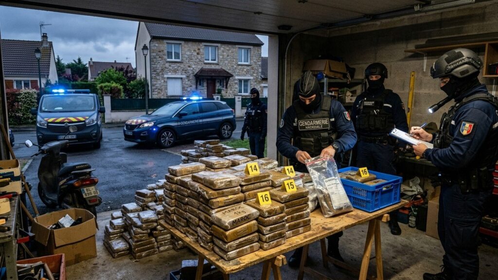 Essonne : Saisie d’1,3 Tonne de RésGenerating the blog articleine de Cannabis chez un Fournisseur Présumé
