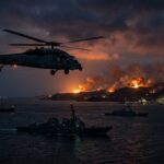 États-Unis Bombardent l&rsquo;Iran Après Attaque d&rsquo;Hélicoptère Américain