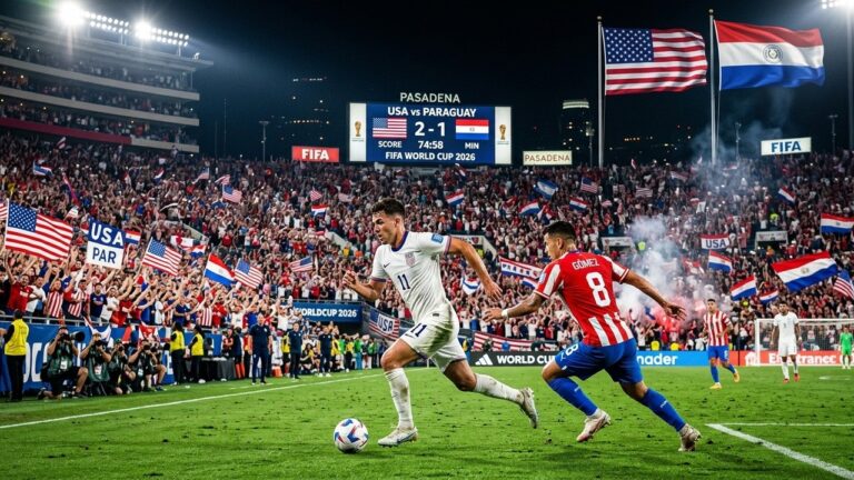 États-Unis Paraguay : Heure et Chaîne TV pour ce Match Coupe du Monde 2026