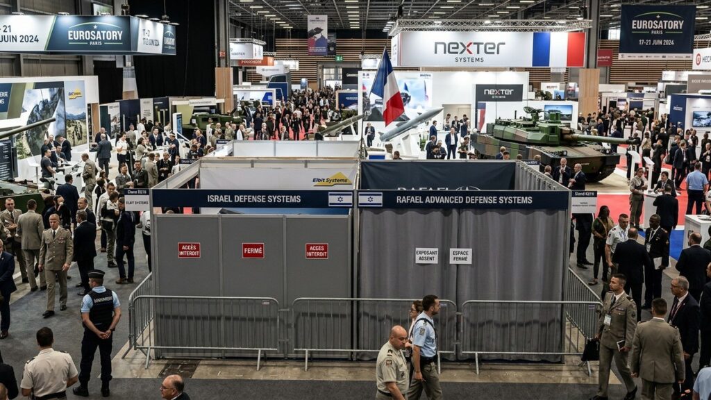 Eurosatory : Fermeture des StGenerating the French blog articleands Israéliens, Tensions Diplomatiques