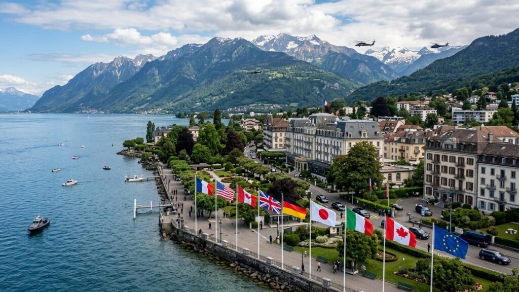 Évian et le G7 : Une Ville Transformée pour Accueillir les Dirigeants Mondiaux