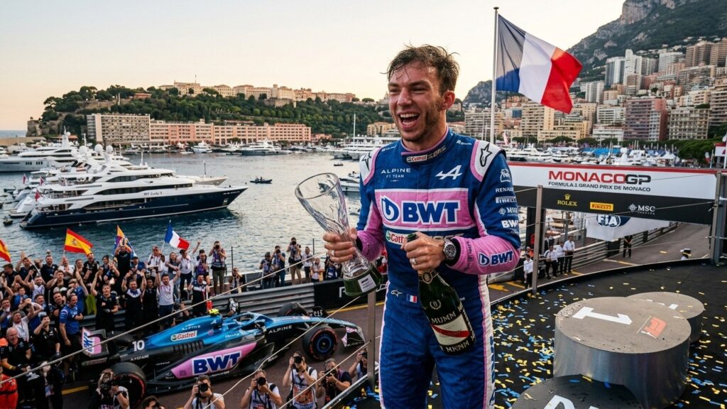 F1 : Pierre Gasly Récupère Sa 3e Place Au GP De Monaco