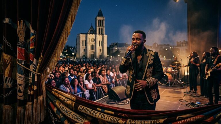 Fally Ipupa AnnWriting the French blog articleule Sa Venue À Saint-Denis Face Aux Rumeurs Politiques