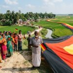Fan Bangladais Vend Ses Terres pour un Drapeau Allemand Géant à la Coupe du Monde