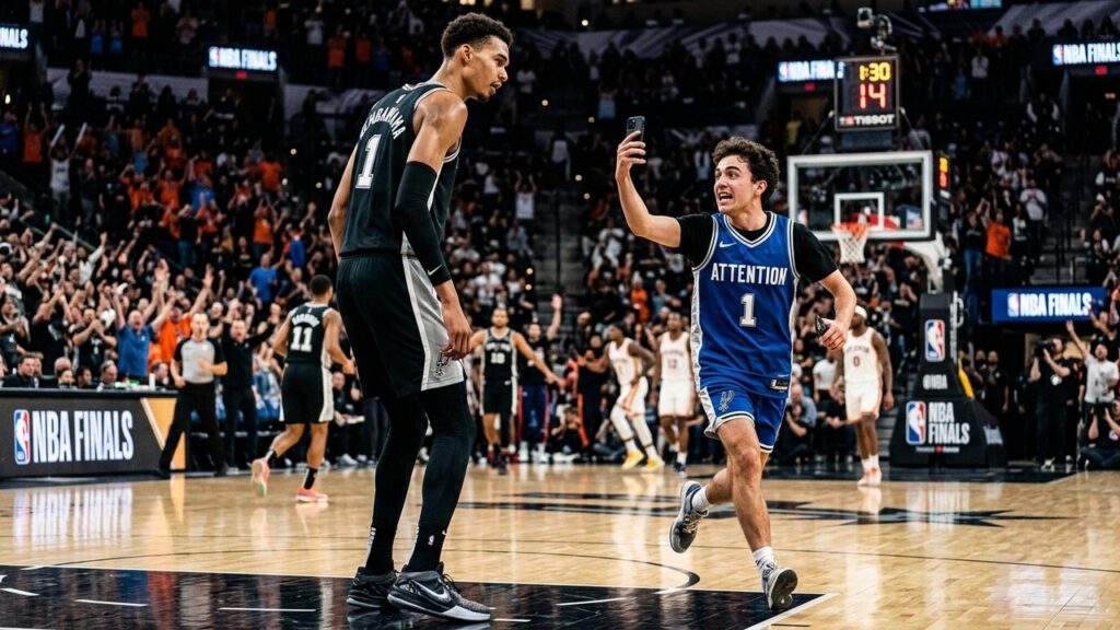 Fan Banni à Vie Après Son Selfie Raté avec Wembanyama en Finale NBA