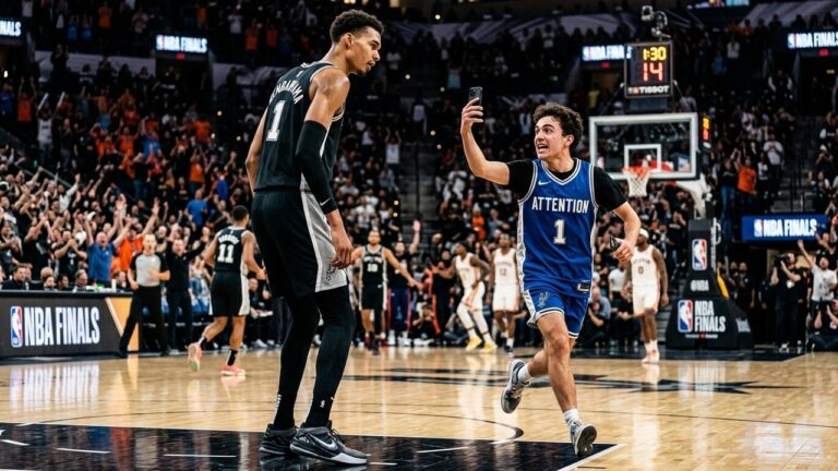 Fan Banni à Vie Après Son Selfie Raté avec Wembanyama en Finale NBA