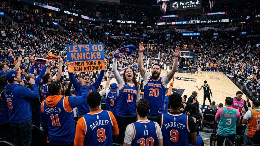 Fans Knicks Envahissent San Antonio : Ambiance Finale NBA
