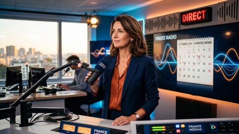 Faustine Bollaert Quitte sa Case de 9h30 sur RTL à la Rentrée