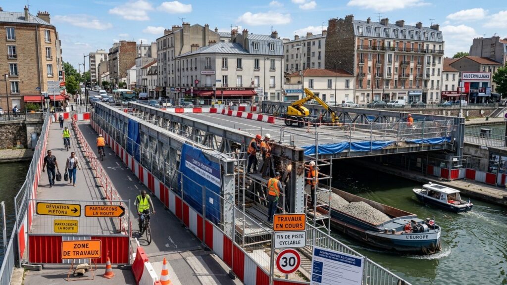 Fermeture du Pont du Landy à Aubervilliers : Impacts et Solutions