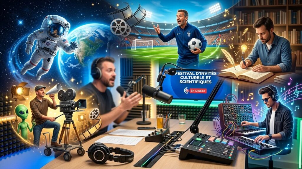 Festival d&rsquo;Invités Exceptionnel sur France Inter : De l&rsquo;Espace à Hollywood