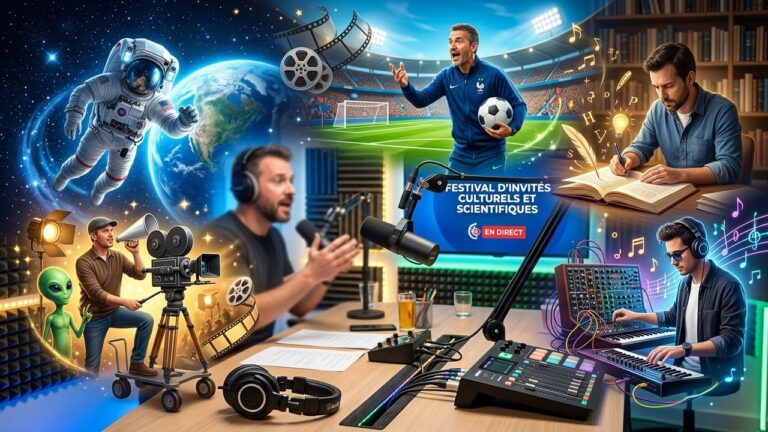 Festival d&rsquo;Invités Exceptionnel sur France Inter : De l&rsquo;Espace à Hollywood