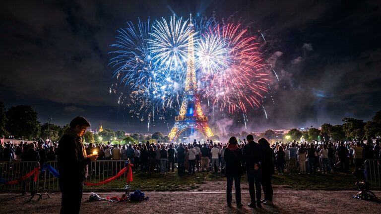 Feu d&rsquo;Artifice Paris 2026 : Décalé au 13 Juillet en Hommage aux Victimes de Nice