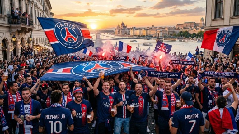 Fièvre À Budapest : Supporters Parisiens Prêts Pour La Finale