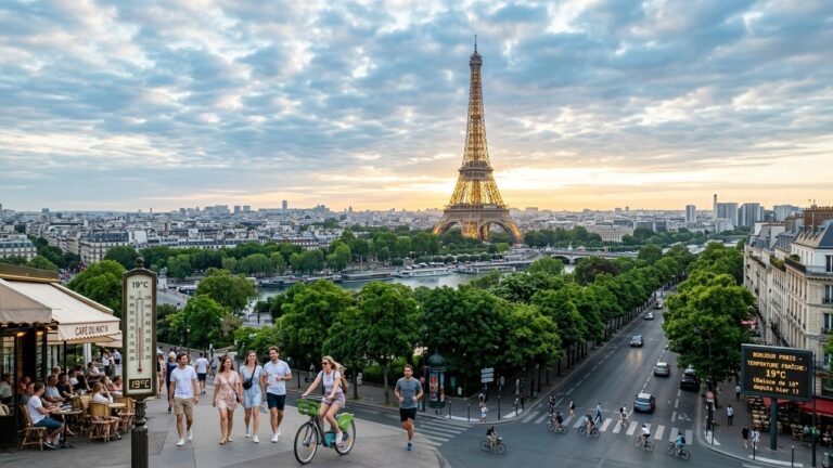 Fin de la Canicule à Paris : 11 Degrés en Moins en 24 Heures