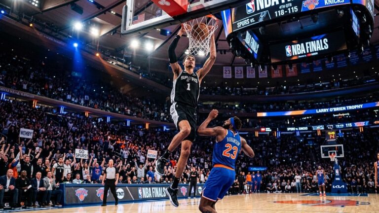 Finales NBA 2026 : Spurs de Wembanyama contre Knicks, le Calendrier Complet