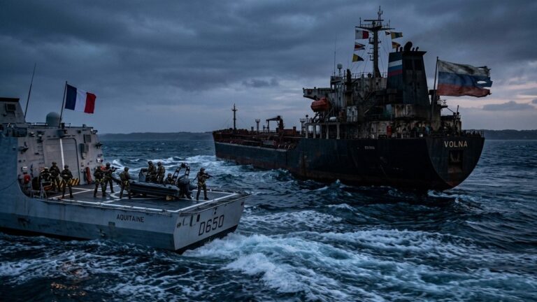 Flotte Fantôme Russe : Pétrolier Arraisonné par la France, Commandant en Garde à Vue