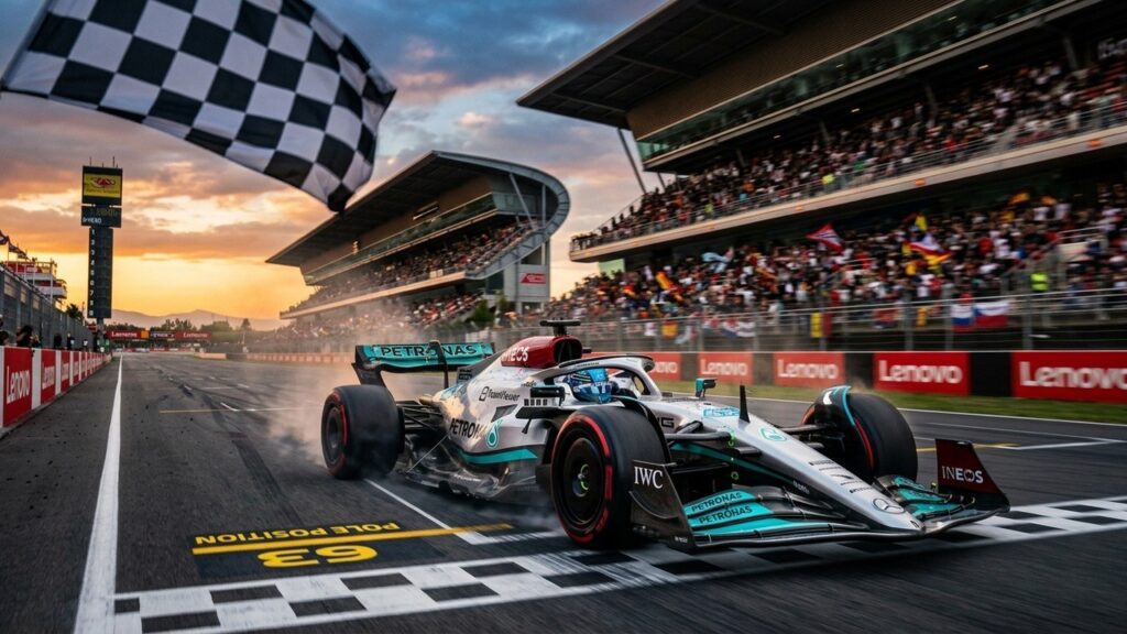 Formule 1 Barcelone : Russell Pole Position Devant Hamilton