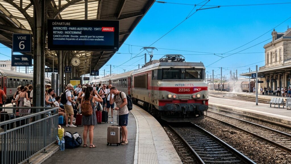 Fortes Chaleurs : La SNCF Annule Des Trains Intercités