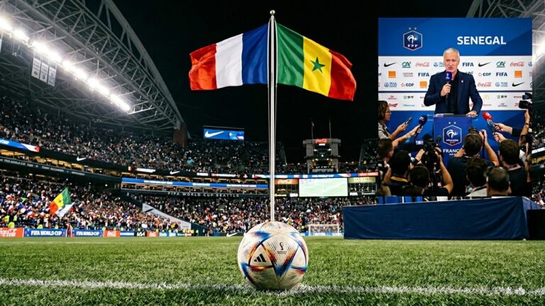 France Sénégal : Deschamps Écarte Toute Idée de Revanche pour 2002