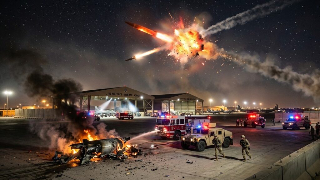 Frappe Iranienne au Koweït : Américains Blessés par Missile
