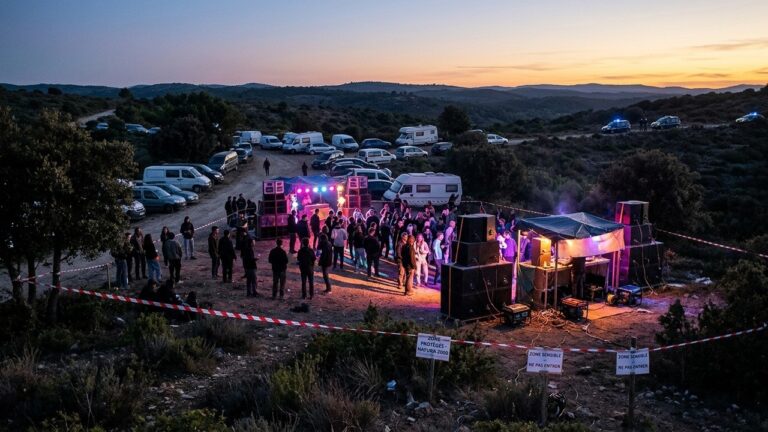Free Party Hérault : 1800 Teufeurs Persistants Malgré les Contrôles
