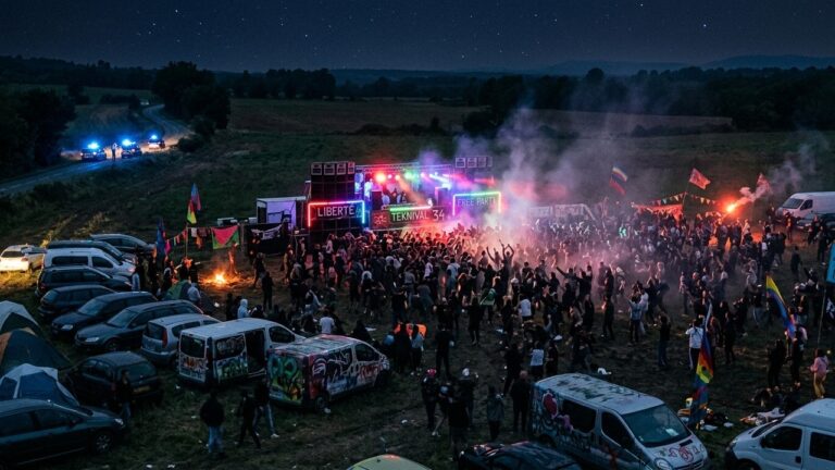 Free Party Massive Près De Montpellier : 2000 Fêtards Malgré Les Interdictions