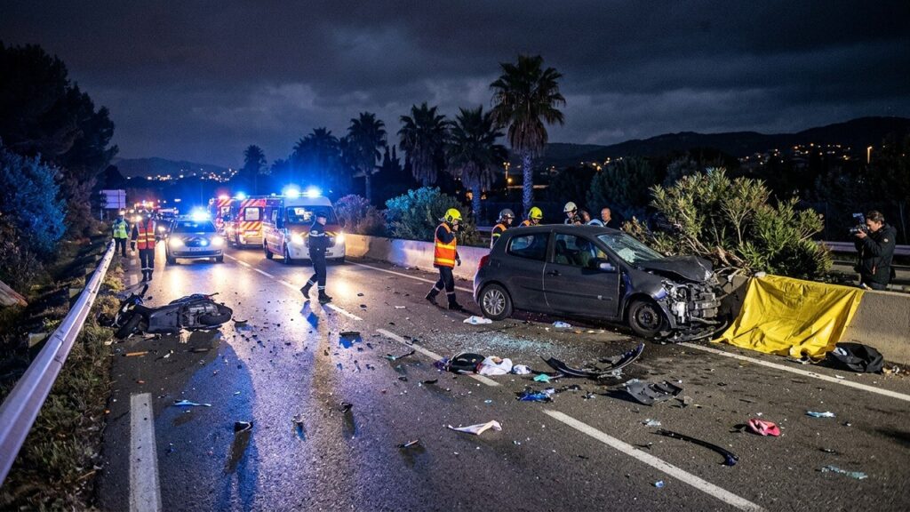Fréjus : Deux Personnes à Scooter Tuées par un Automobiliste Alcoolisé