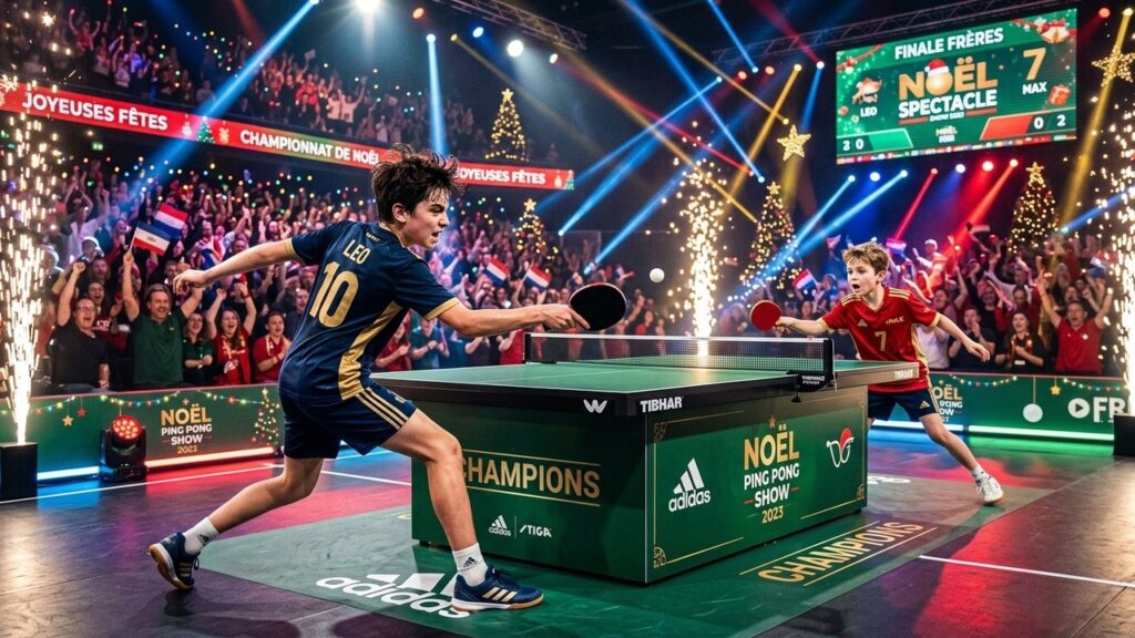 Frères Lebrun : Le TShow 2026 Révolutionne le Tennis de Table à Noël