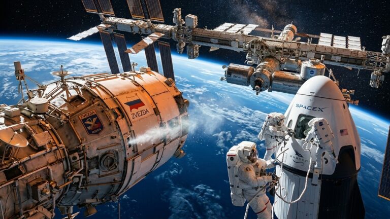Fuite d&rsquo;Air dans l&rsquo;ISS : Incident Maîtrisé et Leçons pour l&rsquo;Espace