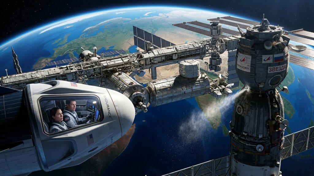 Fuite d&rsquo;Air dans l&rsquo;ISS : Procédure d&rsquo;Urgence et Réactions des Astronautes