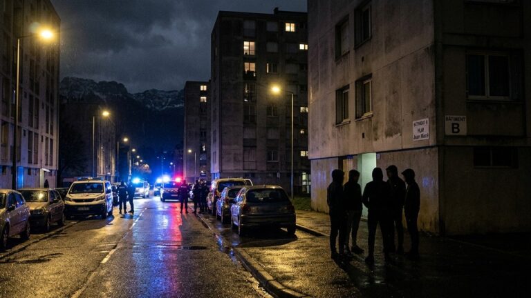 Fusillade à Grenoble : Deux Mineurs Interpellés Après une Nuit de Violence
