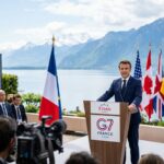 G7 à Evian : Macron s&rsquo;exprime sur TF1 avant le sommet