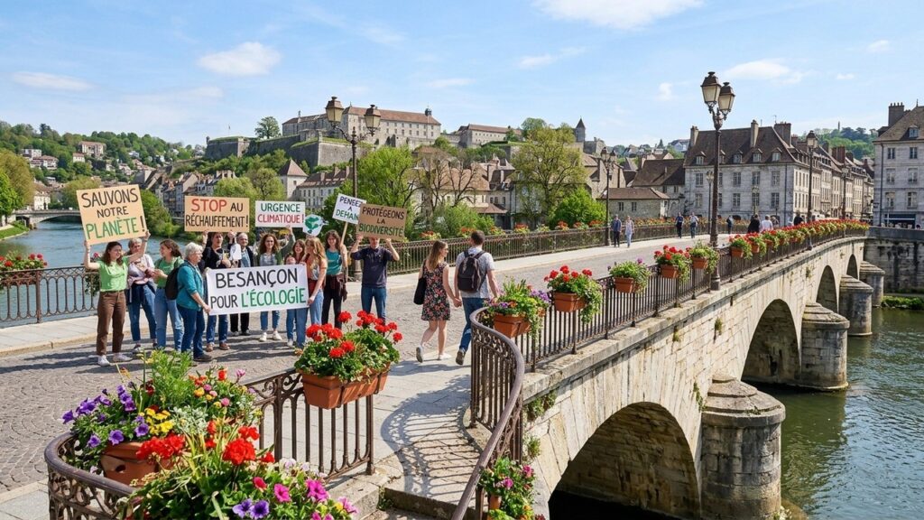 Géraniums à Besançon : Quand les Fleurs Divisent Droite et Écologistes