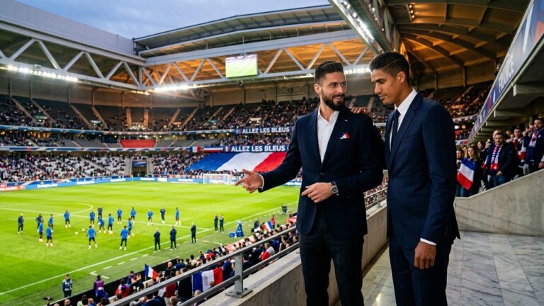 Giroud Varane Matuidi Soutiennent les Bleus à Lille Avant le Mondial