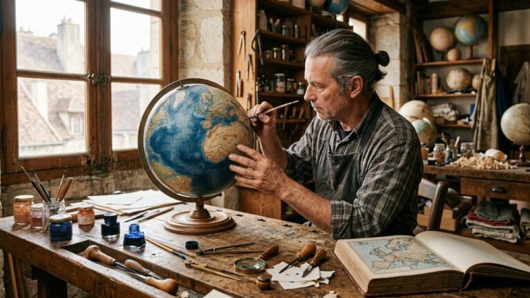 Globes Terrestres Artisanaux : Renaissance d’un Savoir-Faire Français Unique