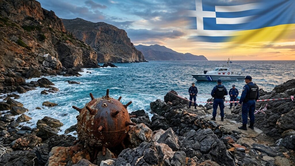 Grèce Accuse l&rsquo;Ukraine d&rsquo;une Mine Marine en Crète