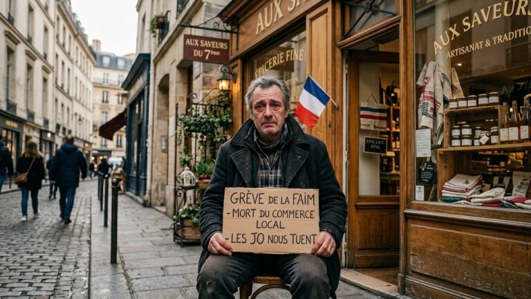 Grève De La Faim À Paris : Commerçant Lésé Par Les JO Menacé D&rsquo;Expulsion