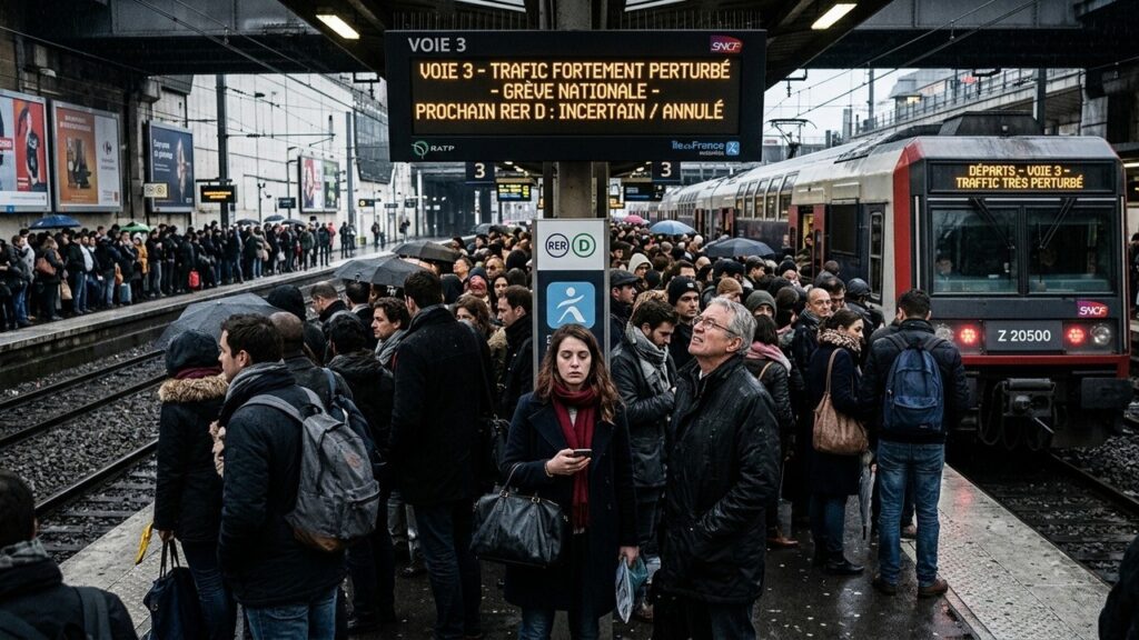 Grève SNCF Île-de-France : Perturbations Ligne Par Ligne Ce Mercredi