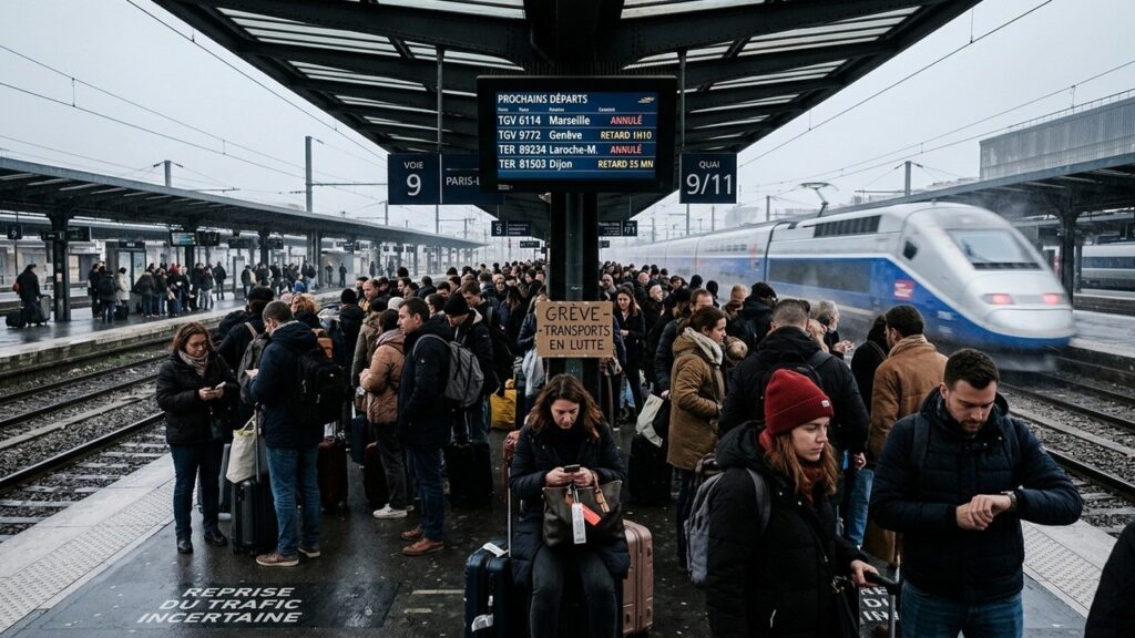 Grève SNCF Mercredi : Prévisions Trafic et Fortes Perturbations