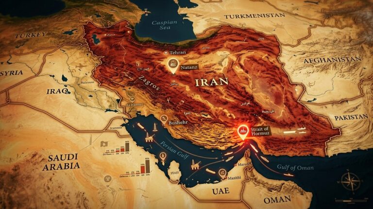 Guerre en Iran : Localisez les Zones Clés du Conflit sur la Carte