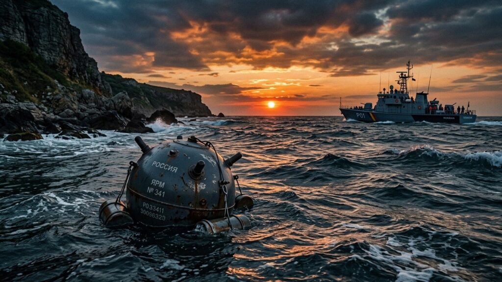 Guerre En Ukraine : Mine Russe Explosée Par La Roumanie En Mer Noire